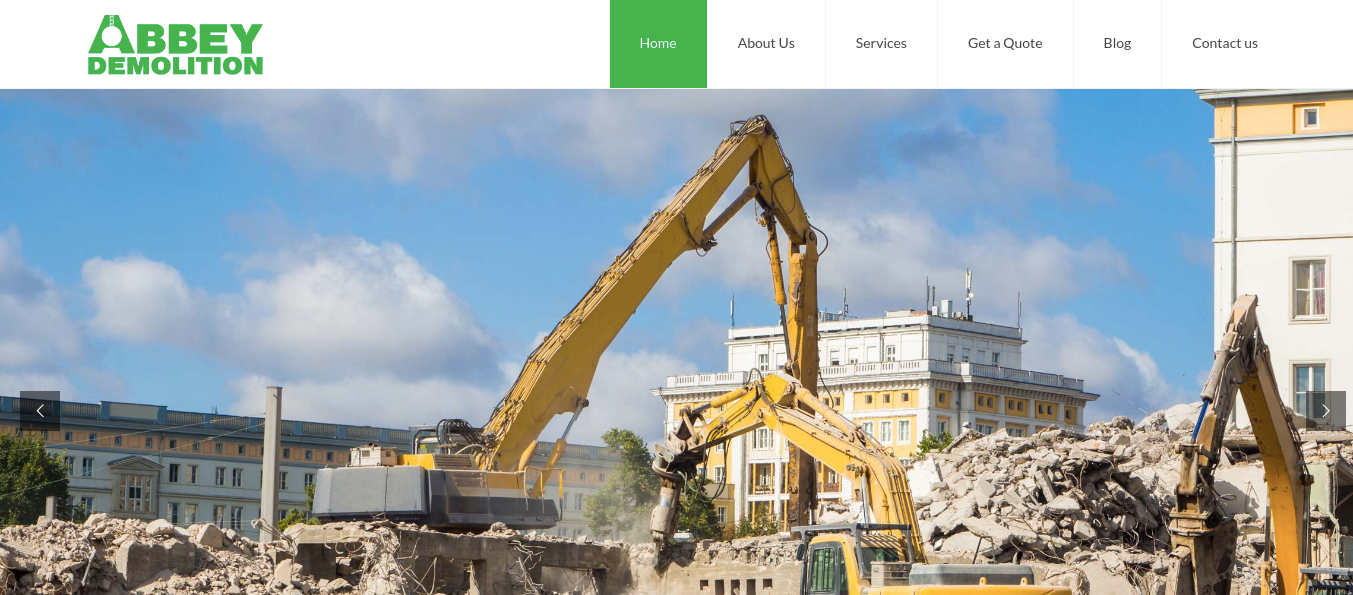 Abbey Demolition Website