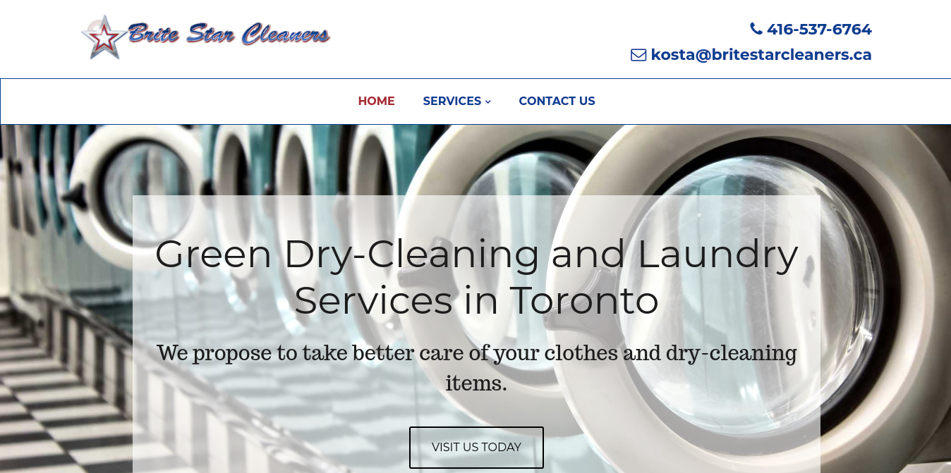 Brite Star Cleaners Website