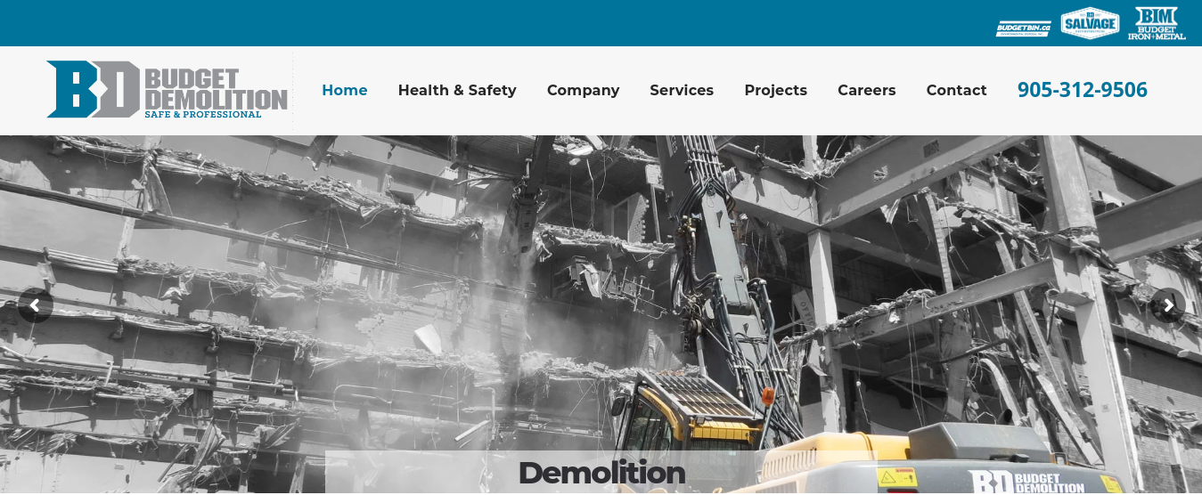 Budget Demolition Website