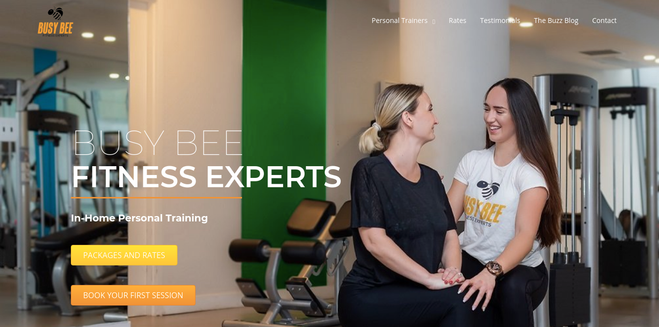 Busy Bee Fitness Experts Website