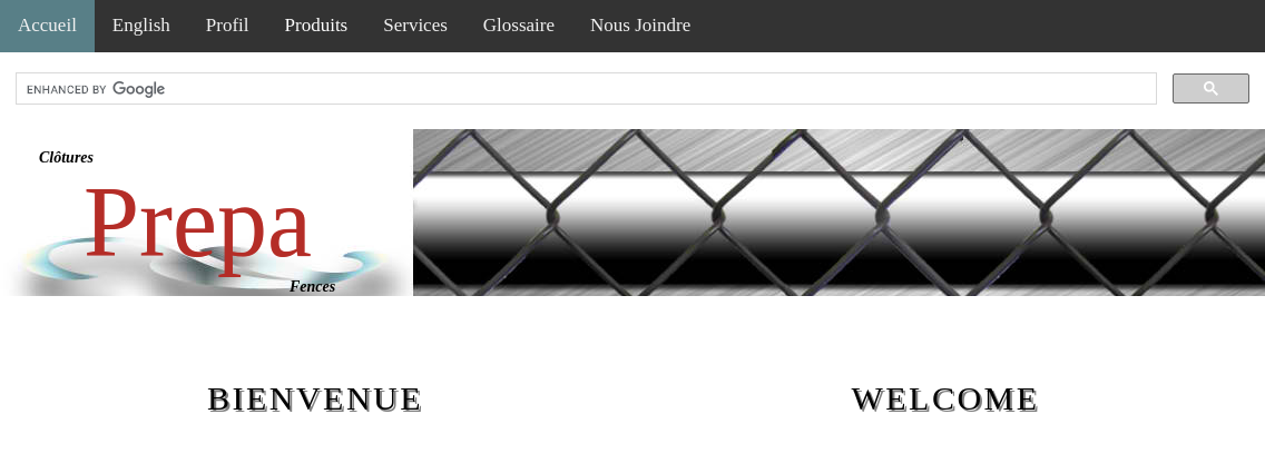 Cloture Prepa Fences Website