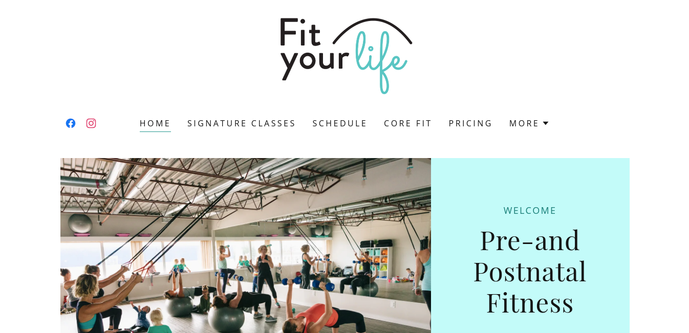 Fit Your Life Website