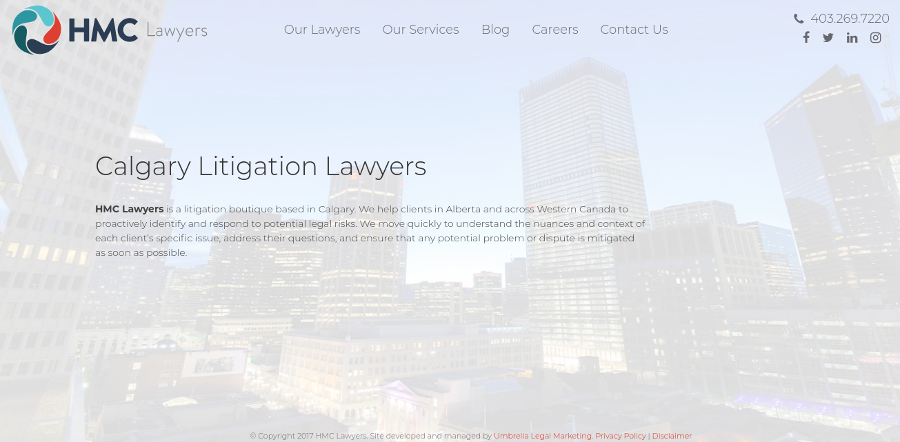 HMC Lawyers Website