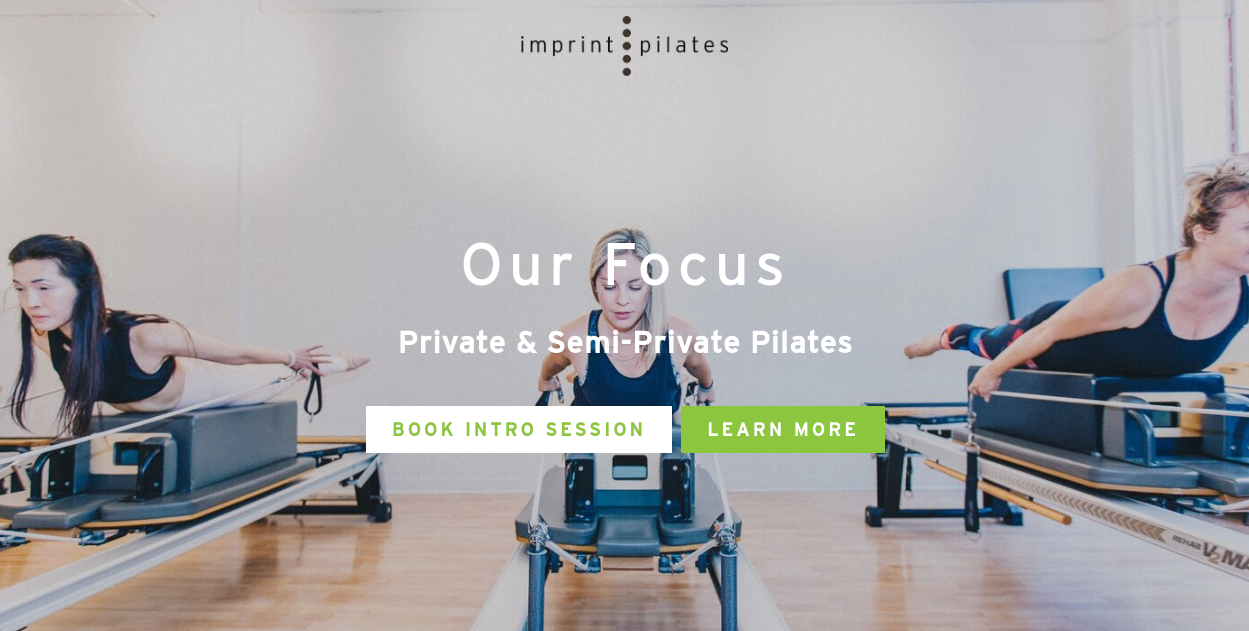 Imprint Pilates Website