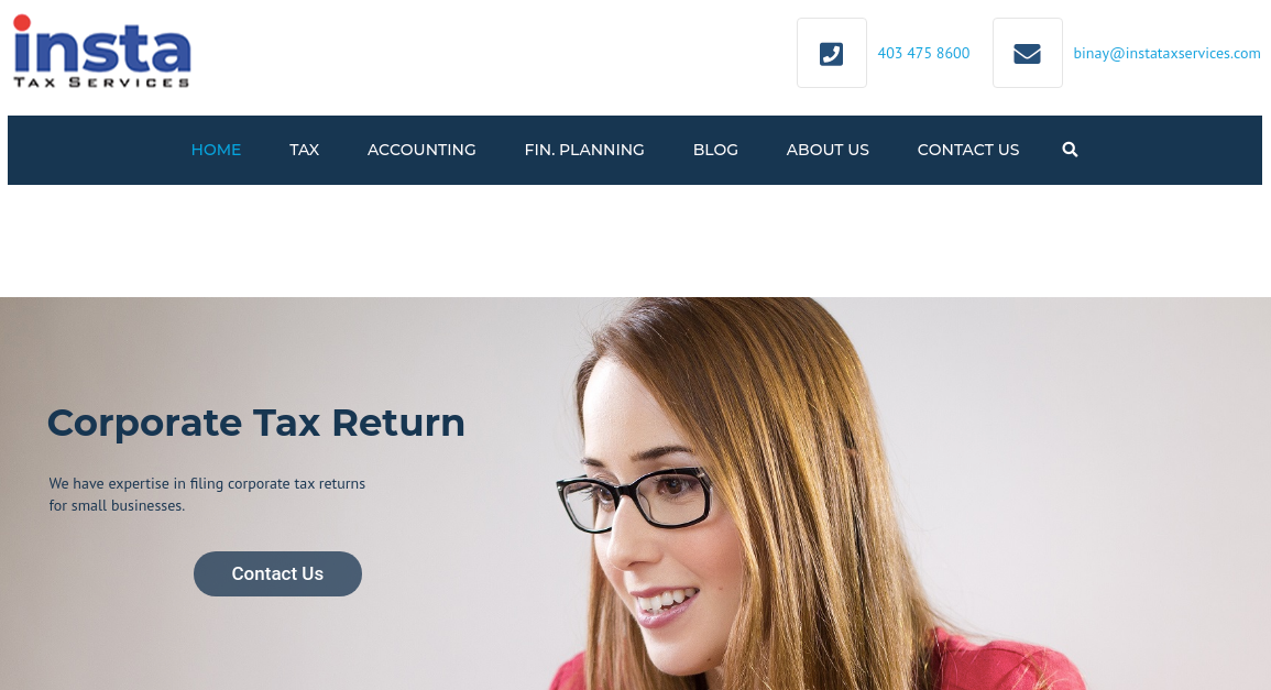 Insta Tax Services Website