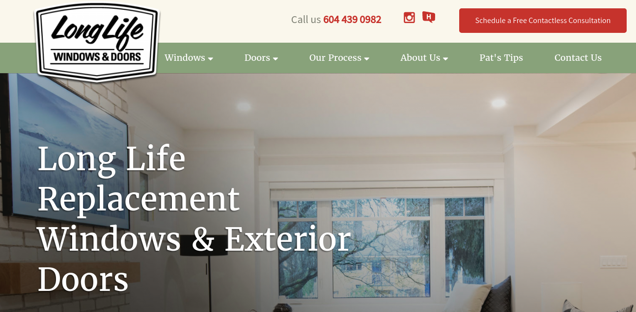 Long Life Windows & Doors Website