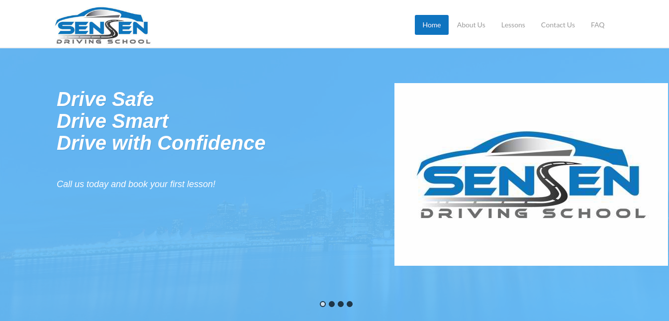 SenSen Driving School Website