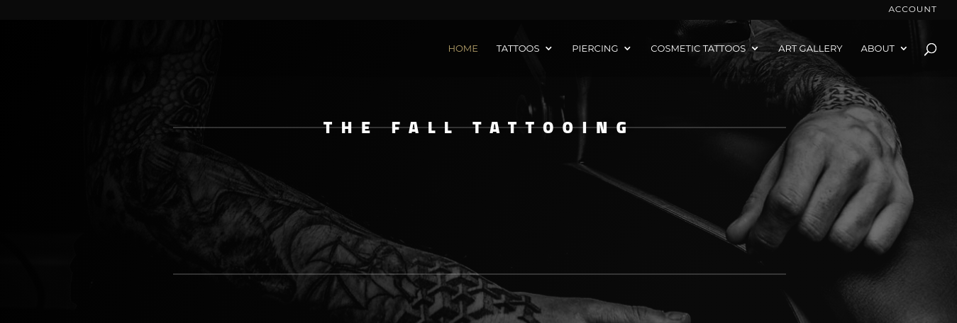 The FALL Tattooing and Piercing Website
