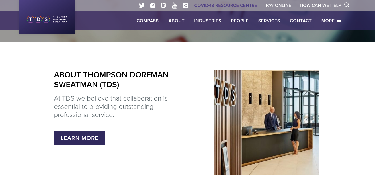 Thompson Dorfman Sweatman Website