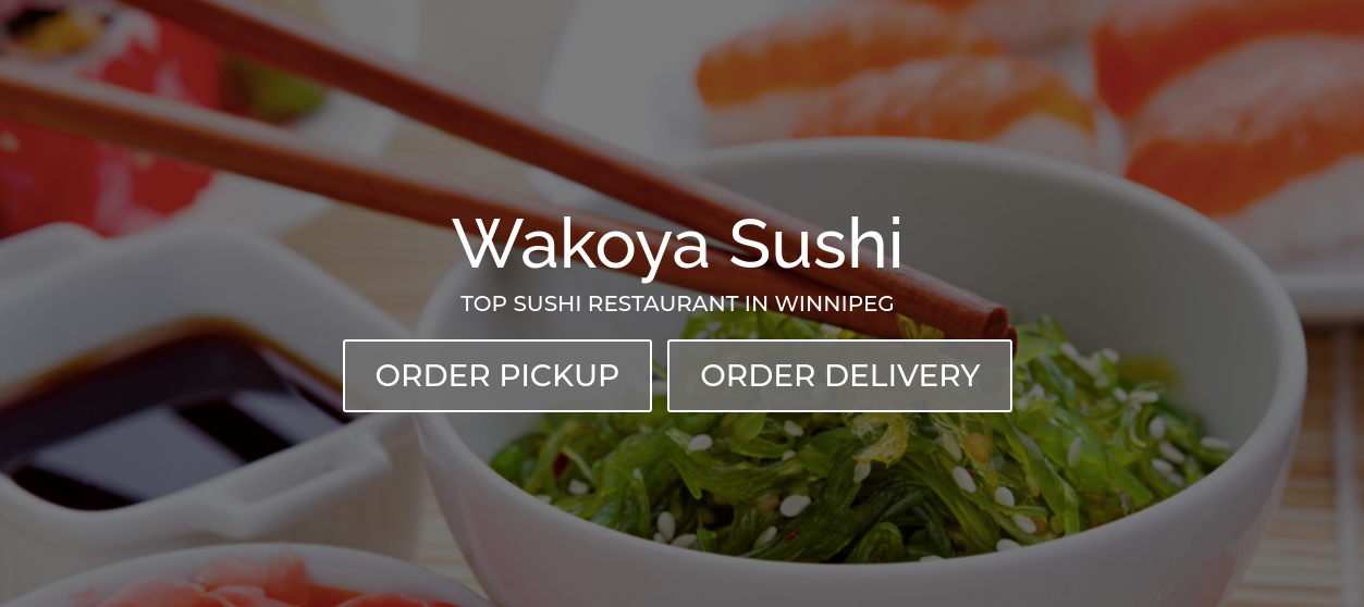 Wakoya Sushi Japanese Restaurant Website