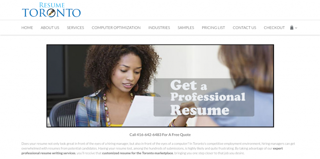 resume service toronto