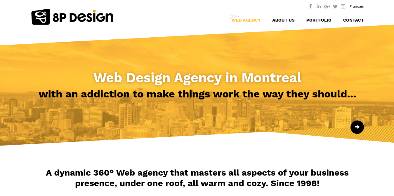8P Design Website