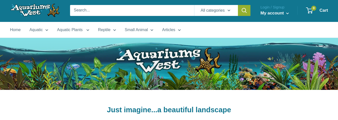 Aquariums West Website