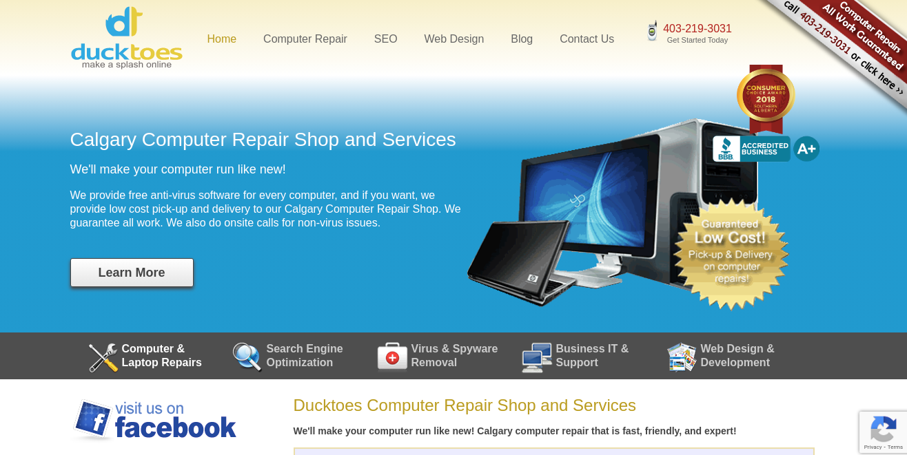 Ducktoes Website