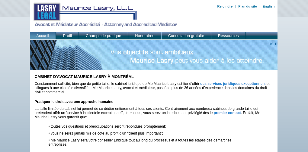 Lasry Legal Website