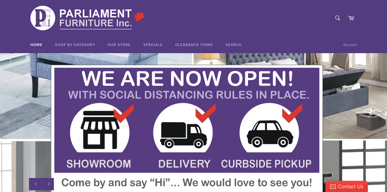 Parliament Furniture Inc. Website