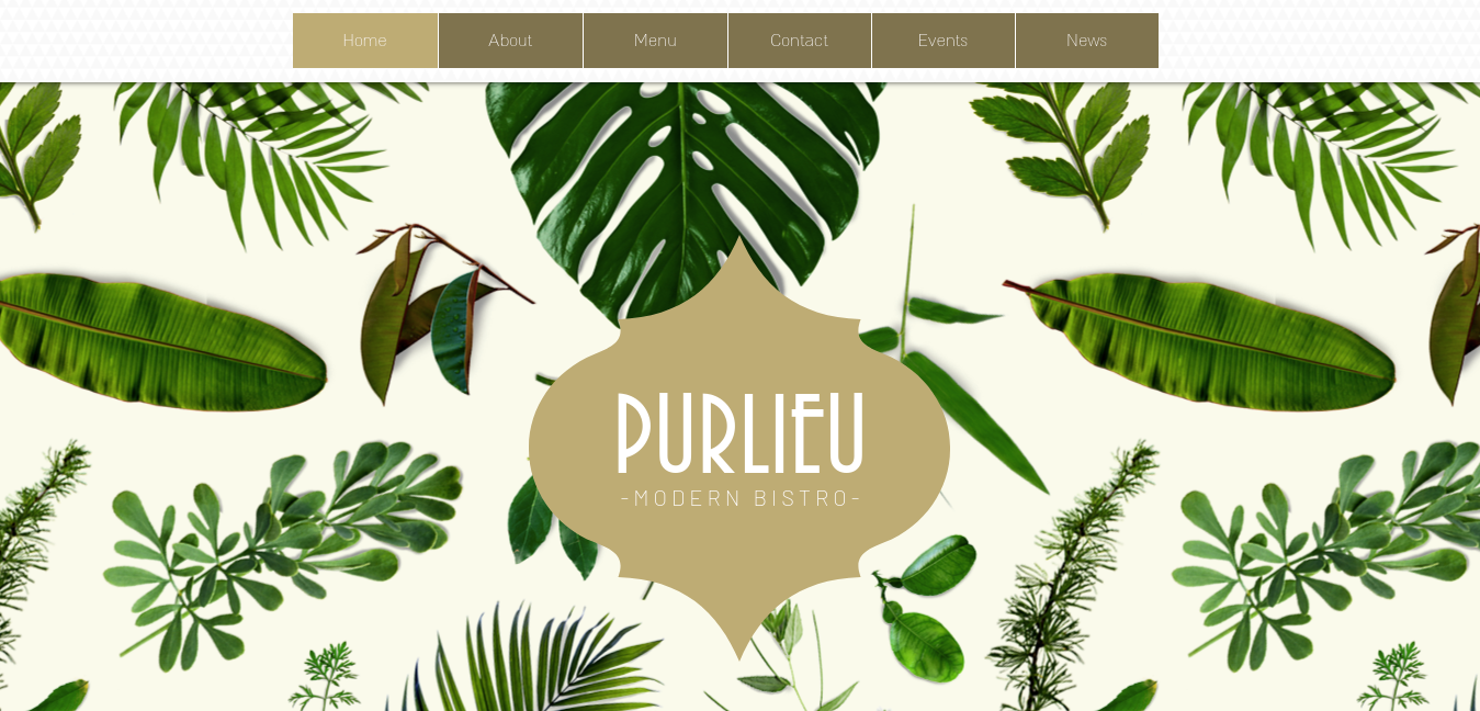 Purlieu Modern Bistro Website