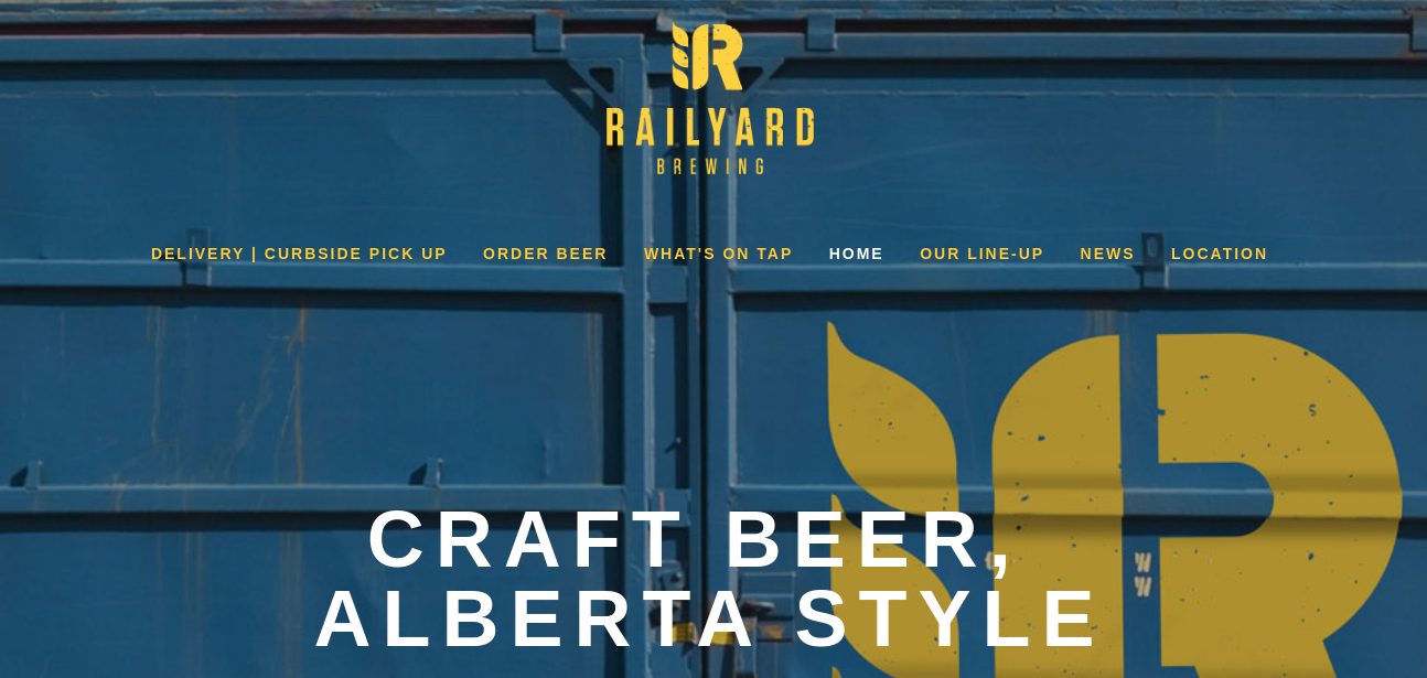 Site Web de la brasserie Railyard