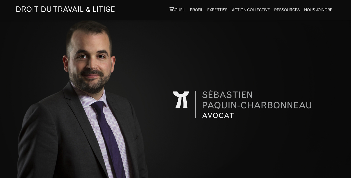 Sébastien Paquin-Charbonneau Website