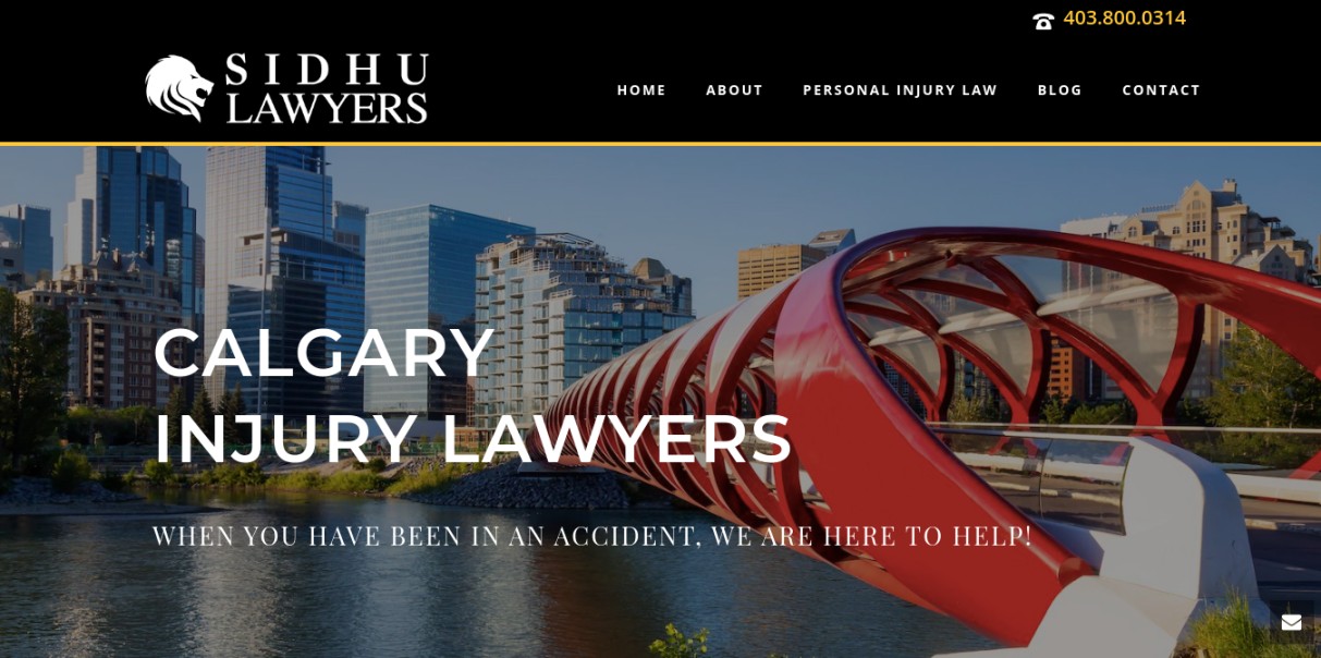 Sidhu Lawyers Website