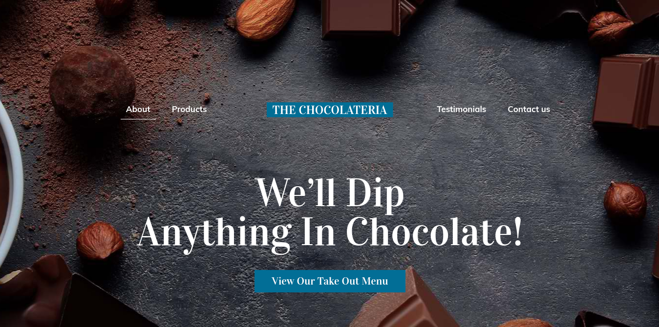 The Chocolateria Website