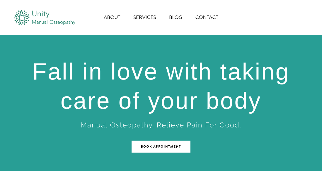 Unity Manual Osteopathy Website