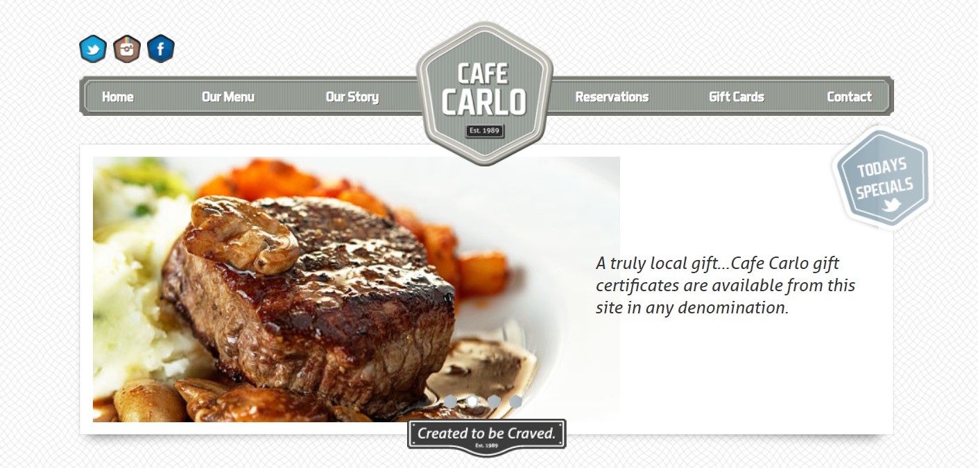 Café Carlo restaurant italien à Winnipeg