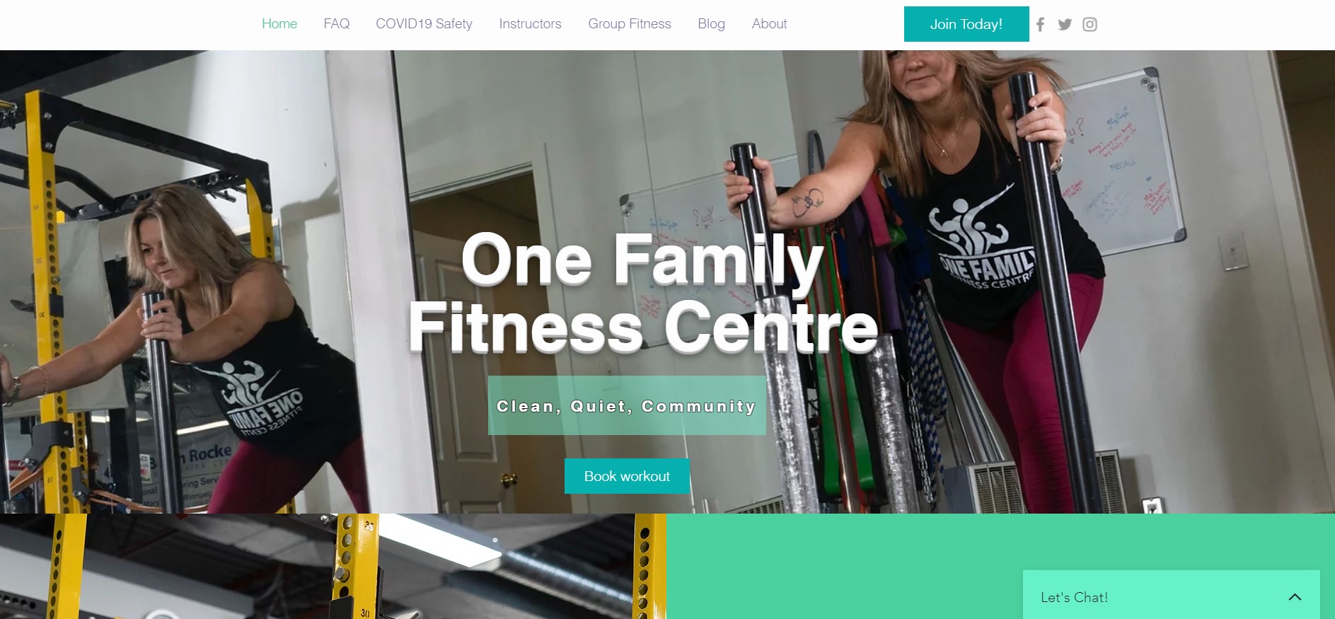 one family fitness centre gym in winnipeg