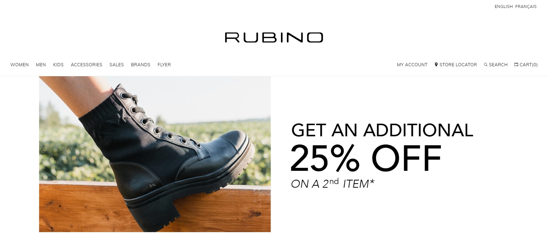 rubino shoe store in quebec