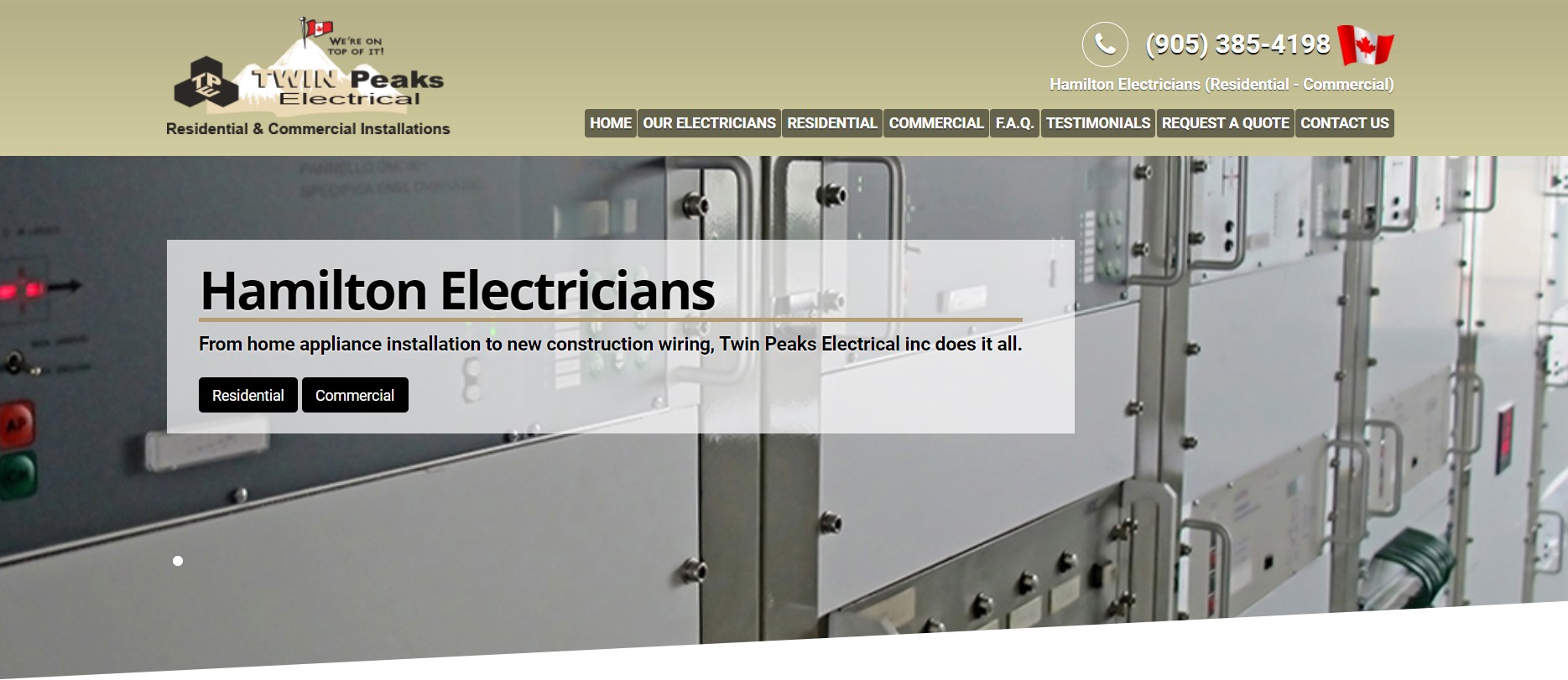 twin peaks electrical electrician in hamilton