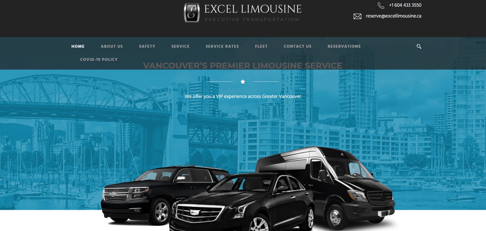 excel limousine limo hire in vancouver