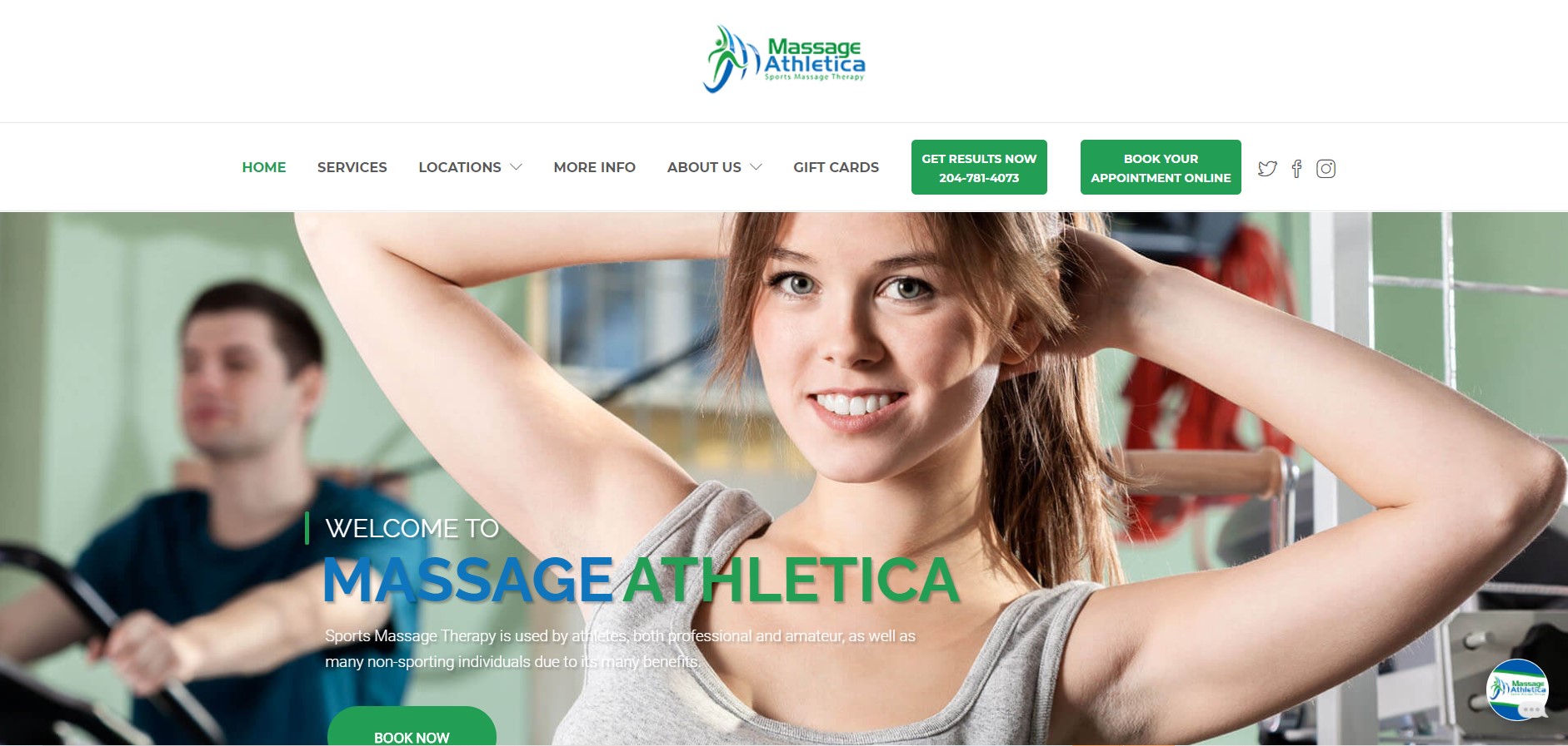 Massage Athletica Clinique de massage sportif à Winnipeg
