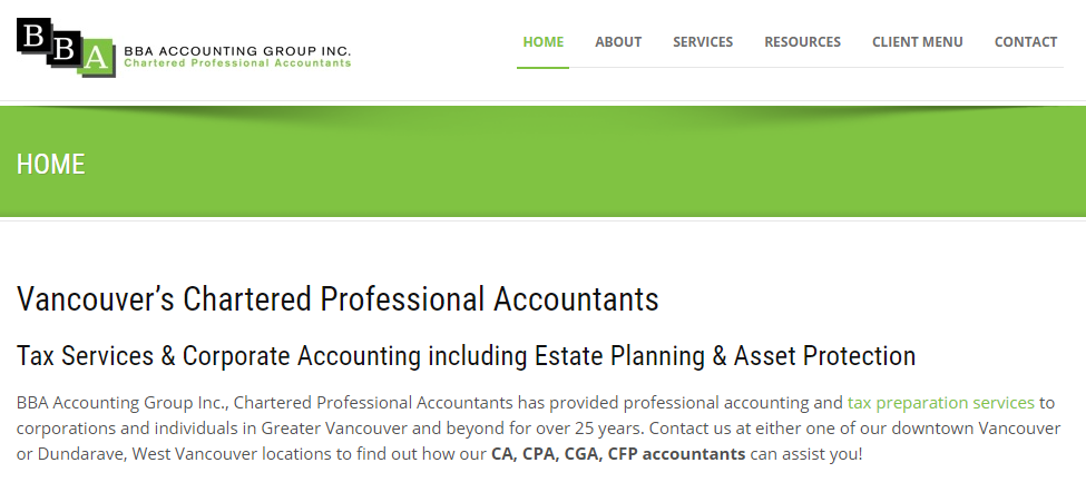 BBA Accounting Group Inc.
