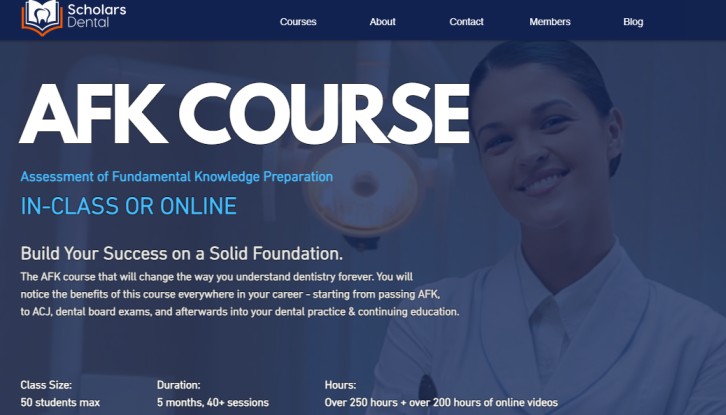 Scholars Dental - AFK Online Exam