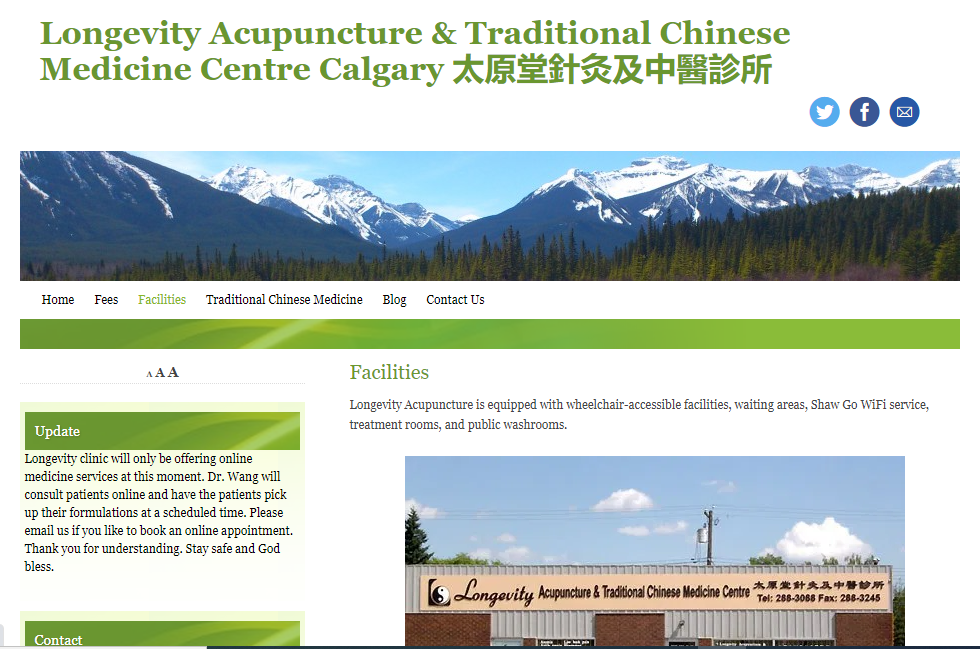 Longevity Acupuncture & Traditional Chinese Medicine Centre