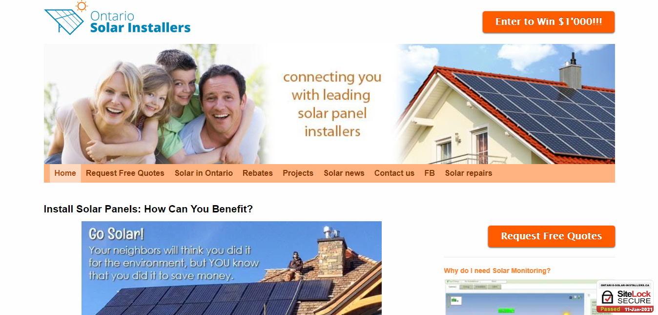 Ontario Solar Installers