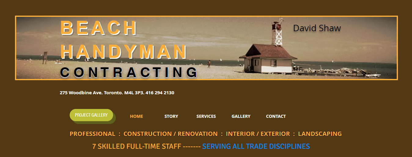 Beach handyman contracting