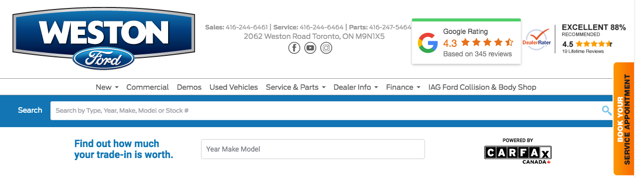 best ford dealers in toronto