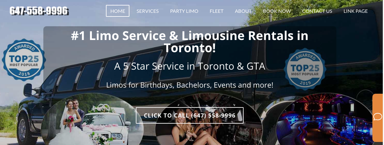 top limo hires in toronto