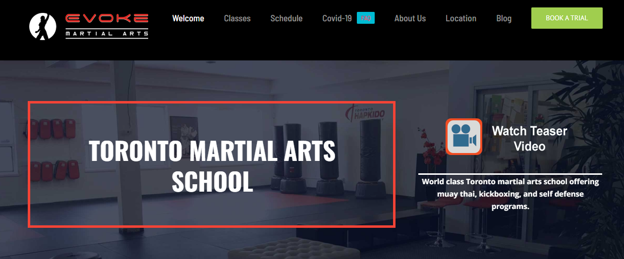Evoke Martial Arts & Kickboxing