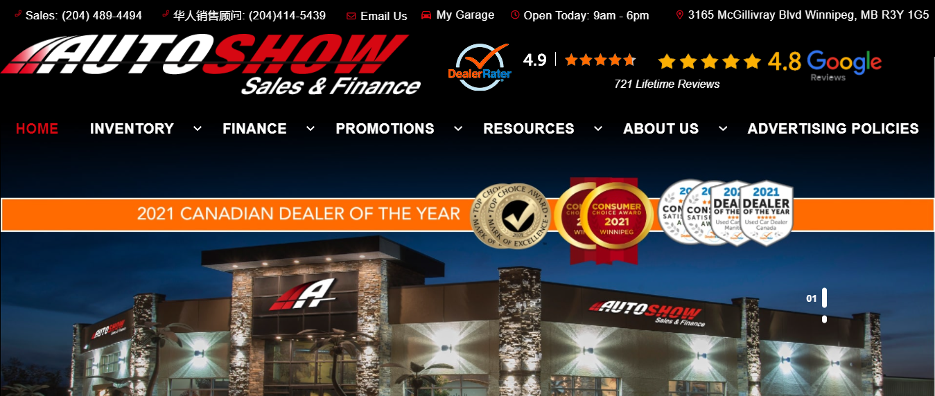 Auto Show Sales & Finance