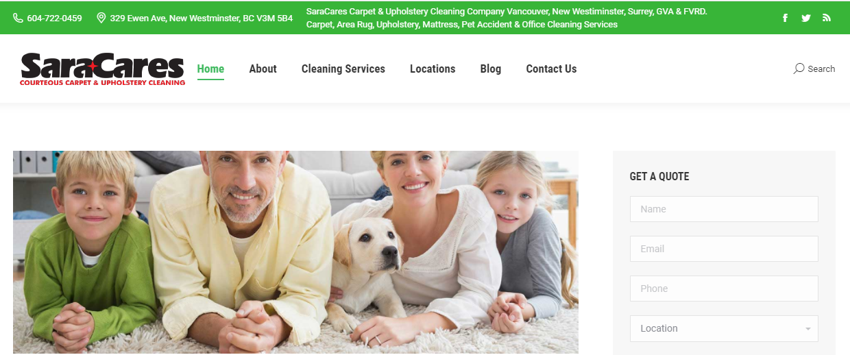 SaraCares Carpet & Upholstery Cleaning Vancouver