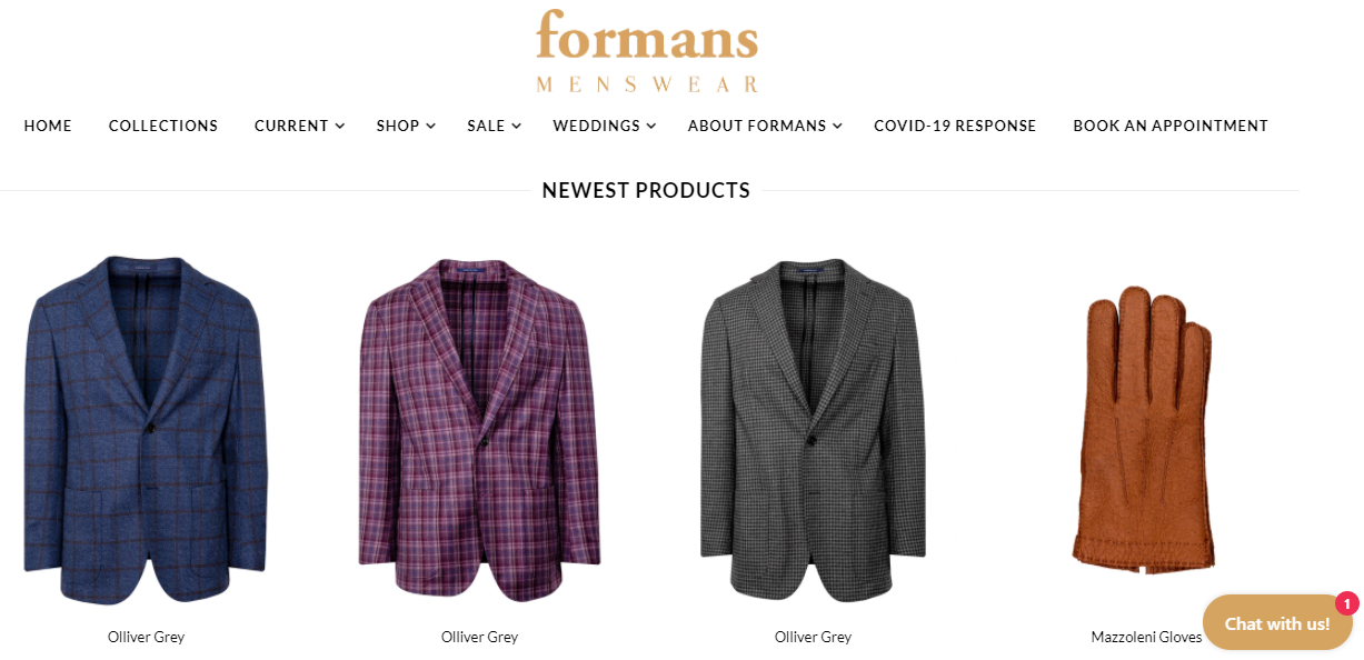 Vêtements pour hommes Formans
