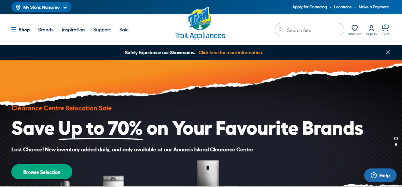 Trail Appliances - Vancouver-Nord