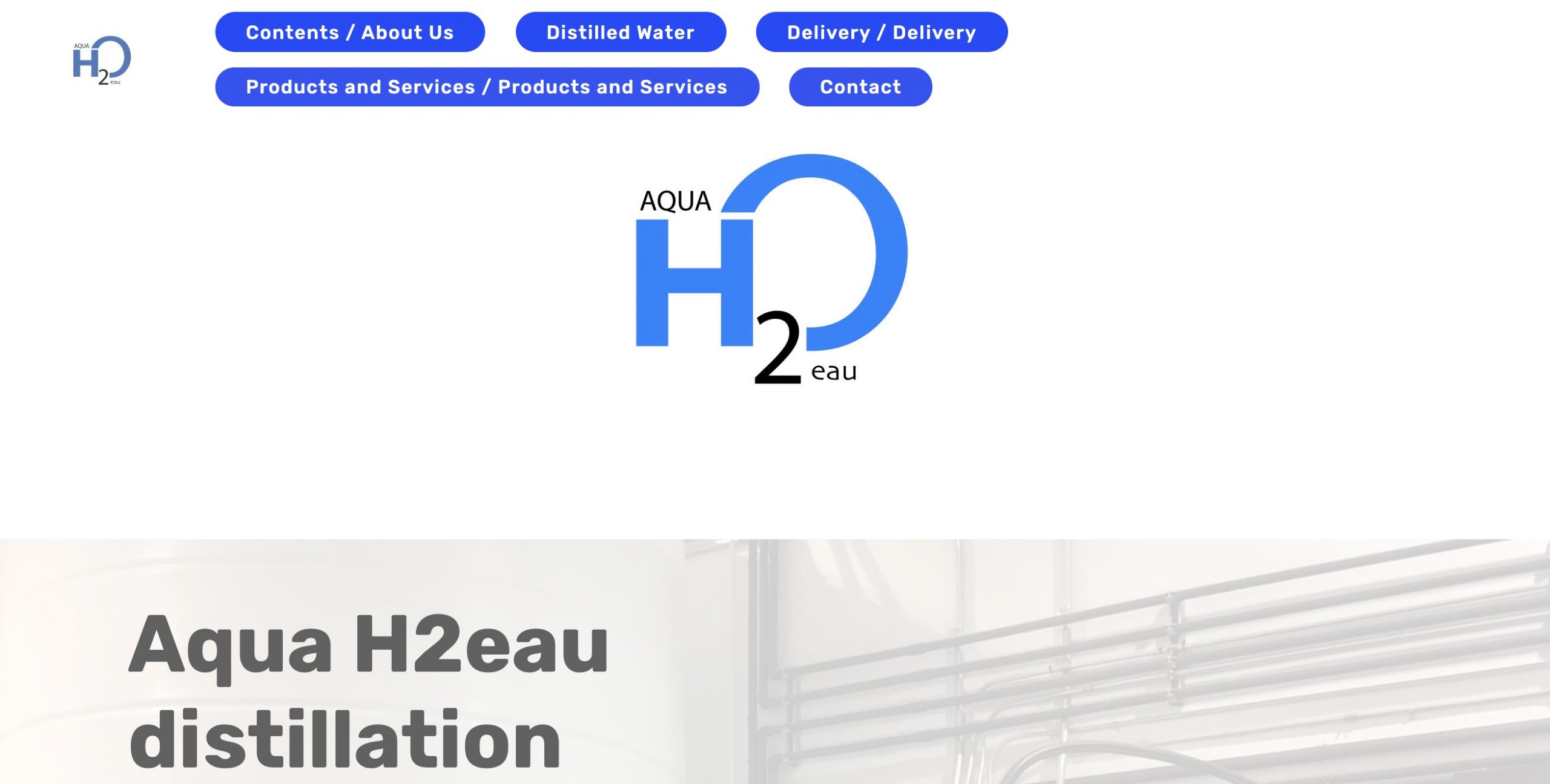Distillation AQUA H2eau