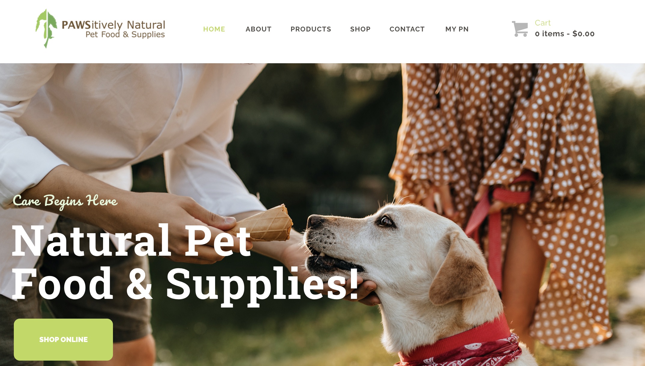 PAWSitively Natural Pet Food & Supplies